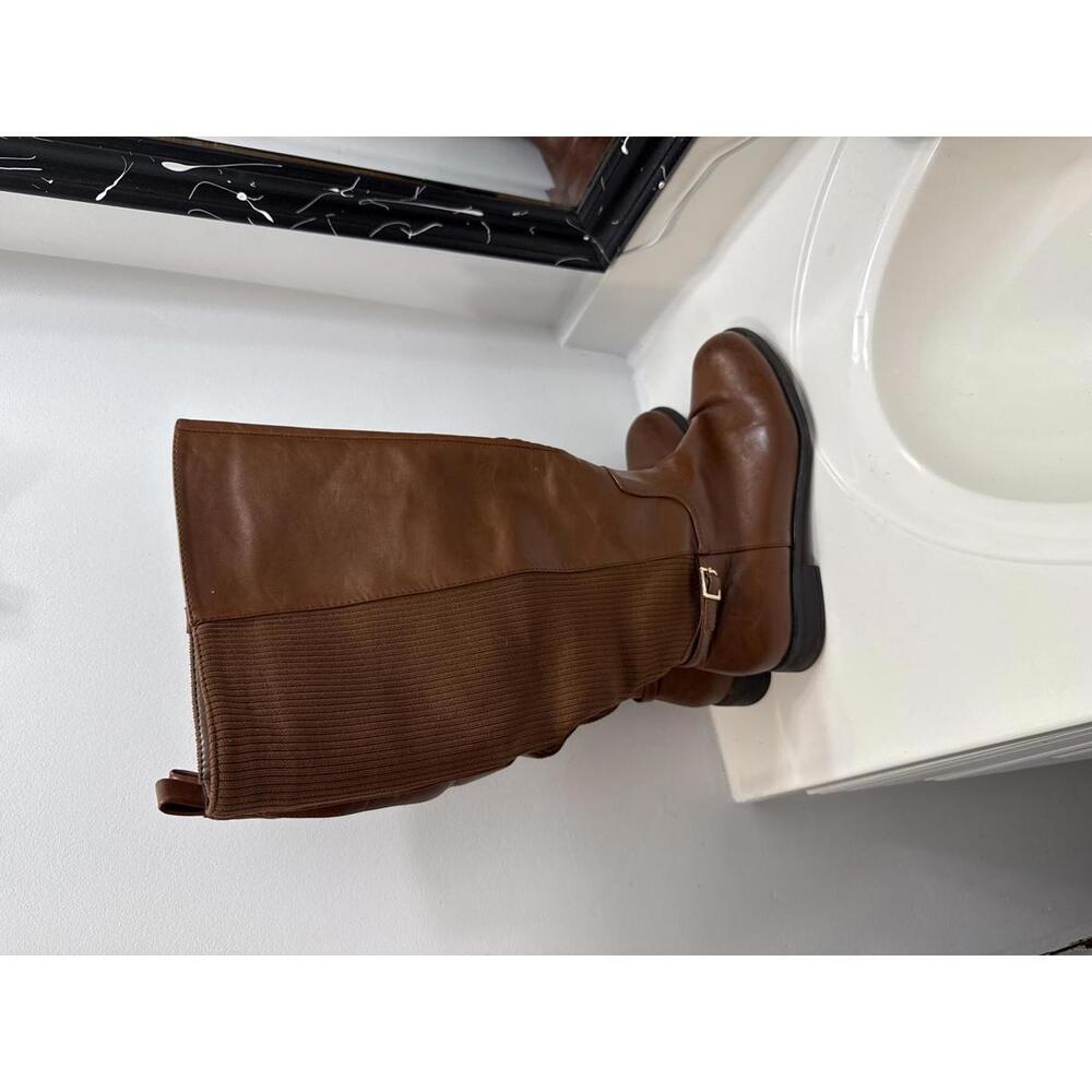 Marbella Brown Knee-High Boots Size 10W